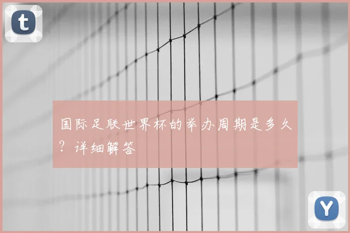 国际足联世界杯的举办周期是多久？详细解答